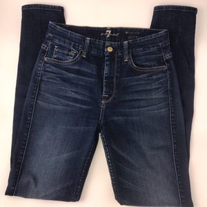 7 For All Mankind High Waist Skinny Jeans